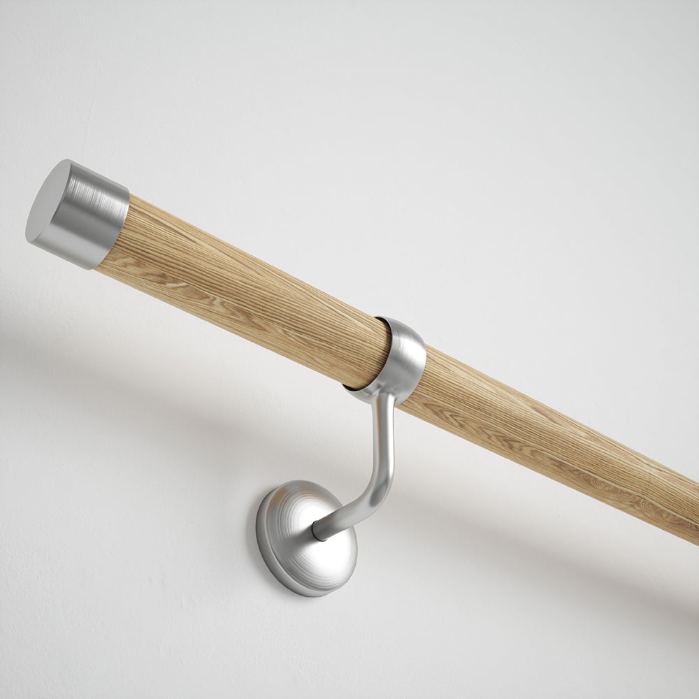 Woodworx Pine Wood Stair Hand Rail Kit 3.6m Image 7