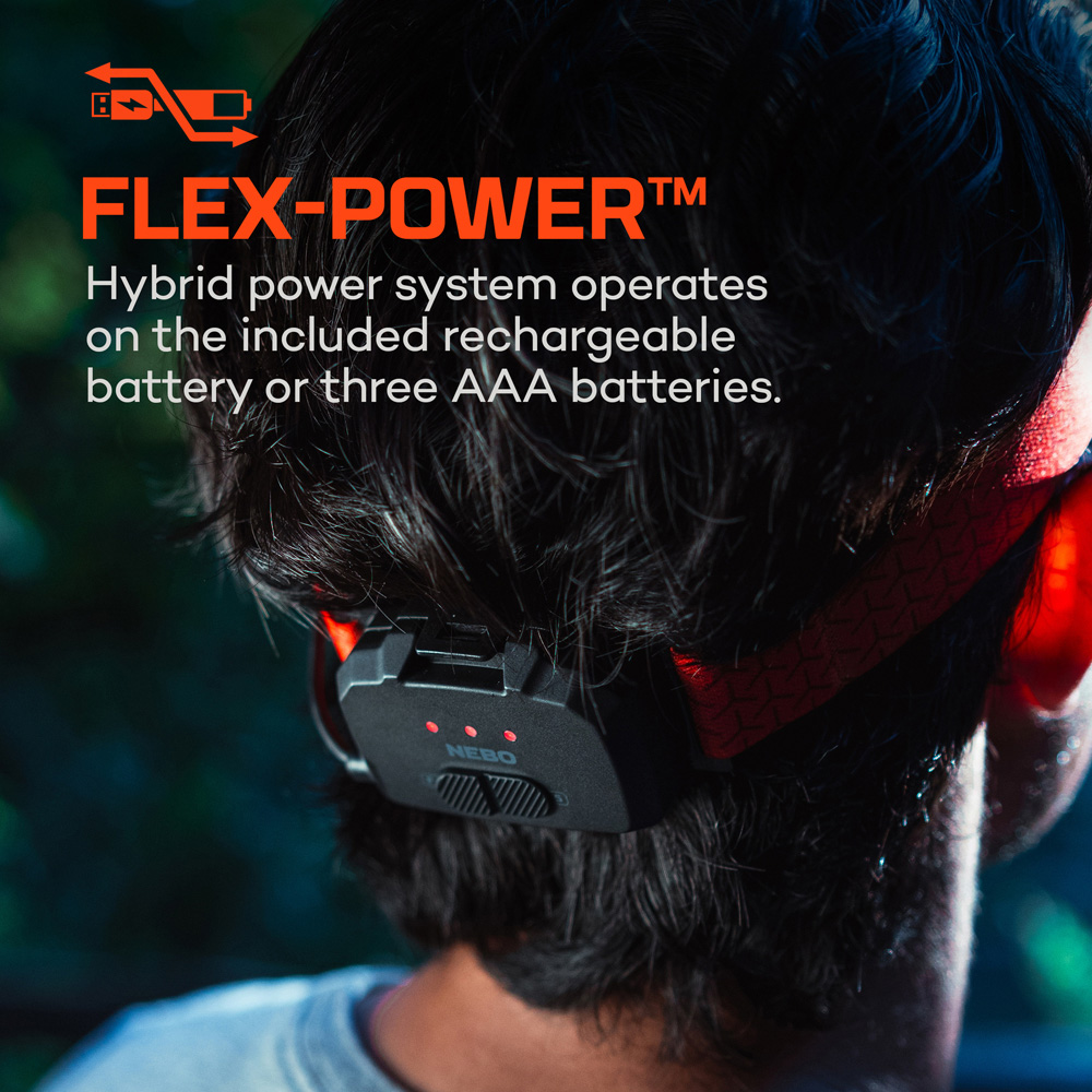 Nebo Curvbeam 600 Flex 600 Lumens Rechargeable Headlamp Image 5