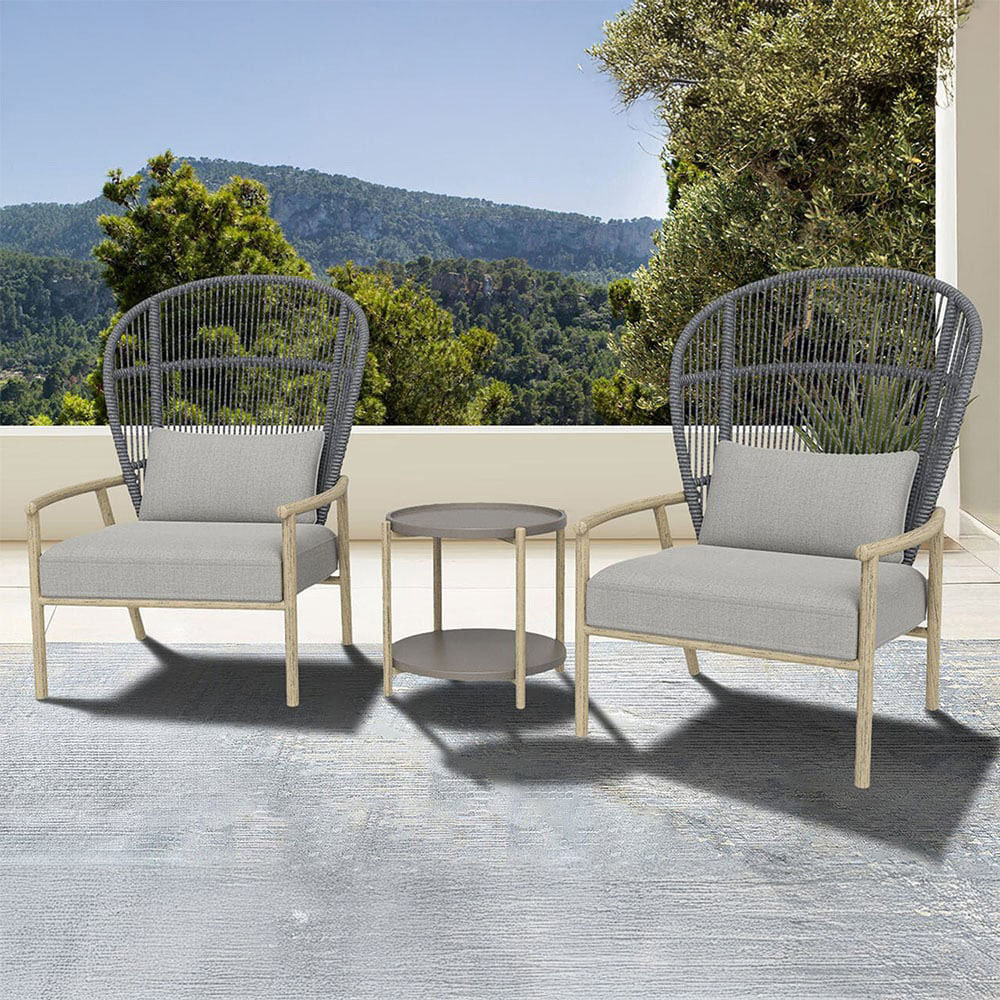 Darcie Bistro Set - Grey Image 9