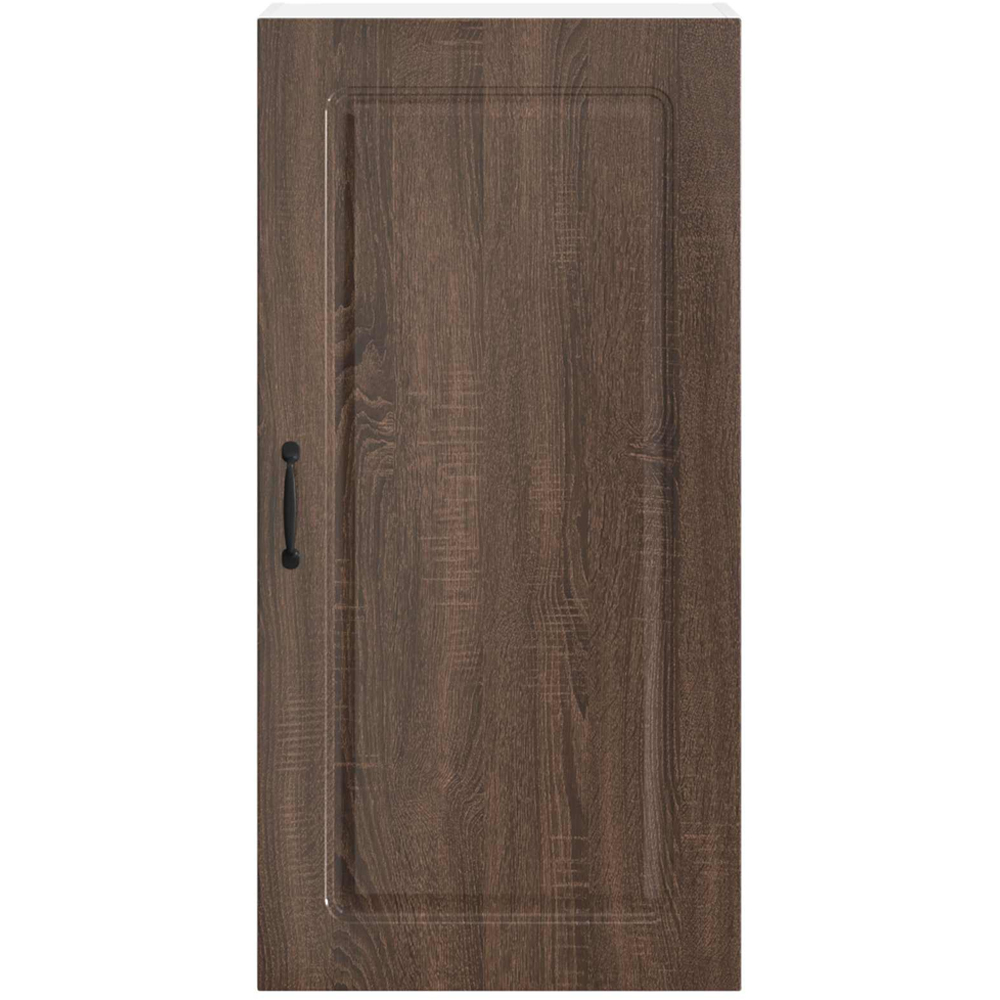 vidaXL Single Door Brown Oak Kitchen Wall Cabinet Image 4