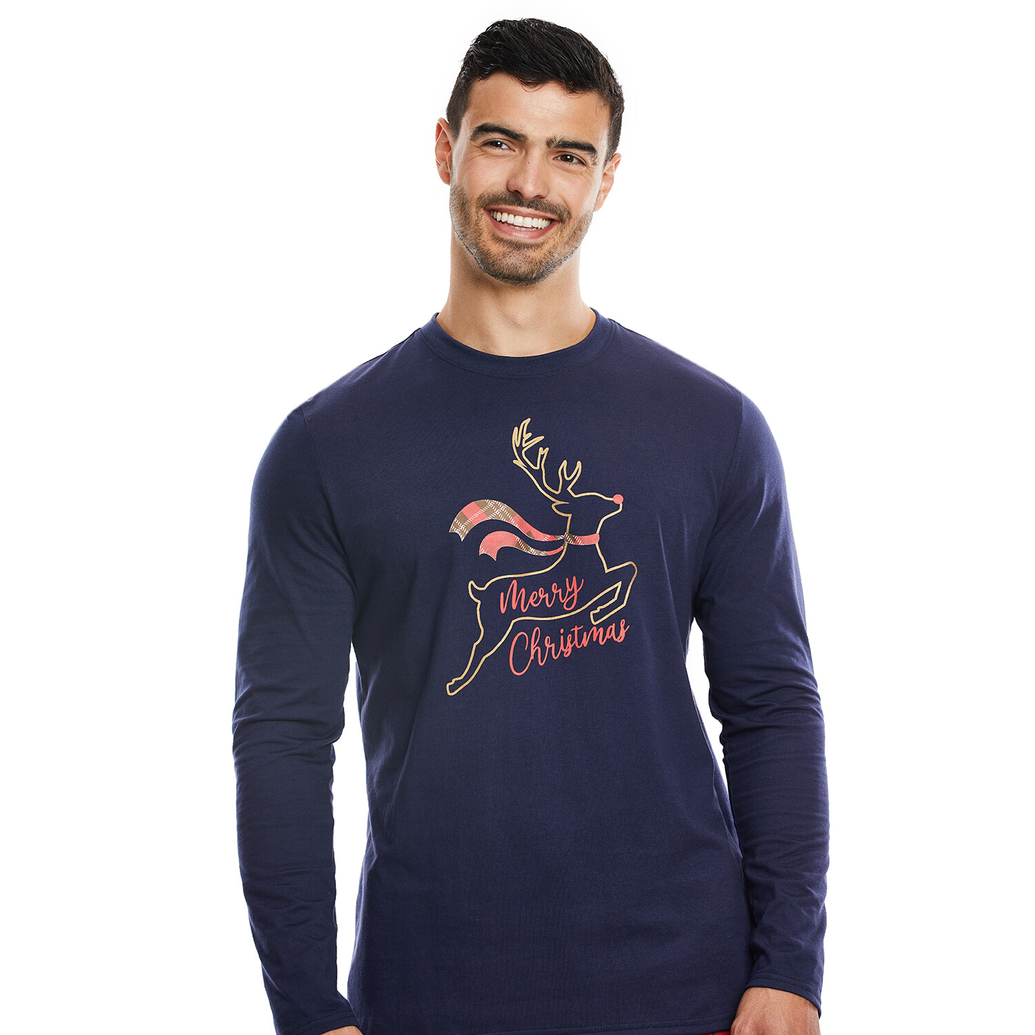 Mens Reindeer Loungewear Set - M/L Image 2