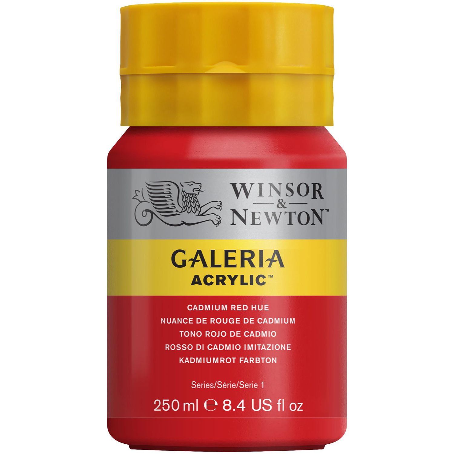 Winsor and Newton 250ml Galeria Acrylic Paint - Cad Red Image
