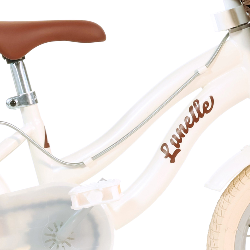 Dino Bikes 12 inch White Retro Kids Bike Image 4