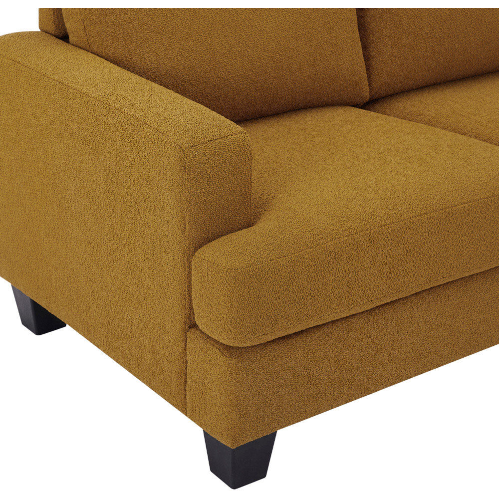 Home Detail Hazel 3 Seater Mustard Boucle Sofa with Chaise Image 8