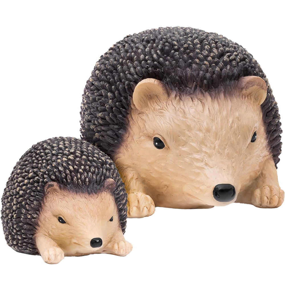 wilko Parent and Child Hedgehog Ornament Image 1