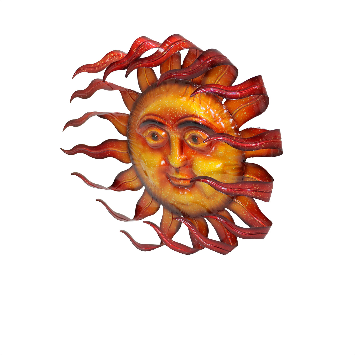 Indoor and Outdoor Golden Sun Art - Yellow and Orange Image 2