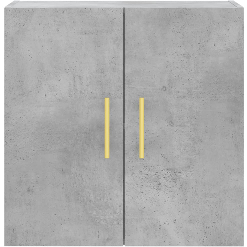 vidaXL 2 Door Concrete Grey Wall Cabinet Image 5