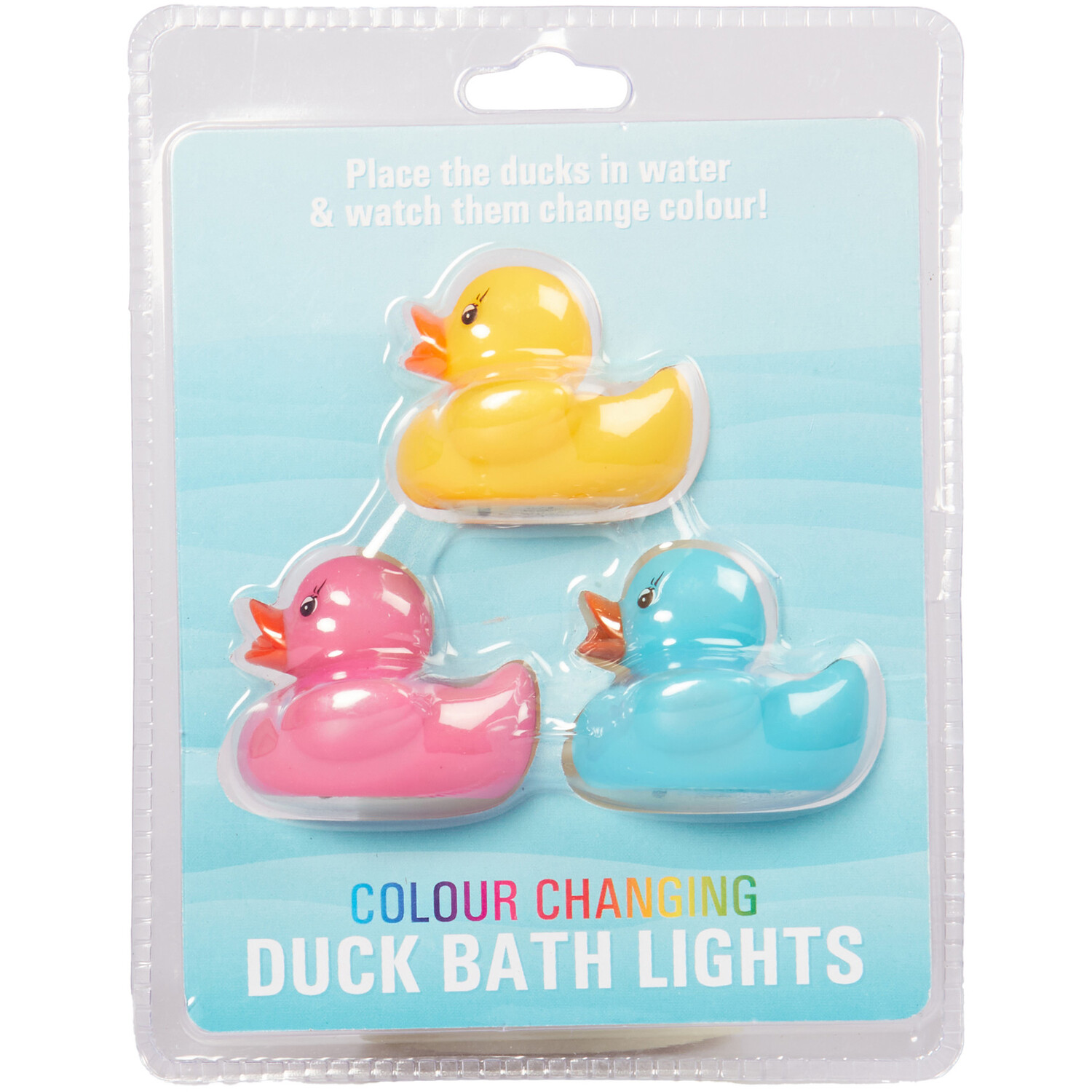 G&G Colour Changing LED Duck Bath Toy 3 Pack Image 1