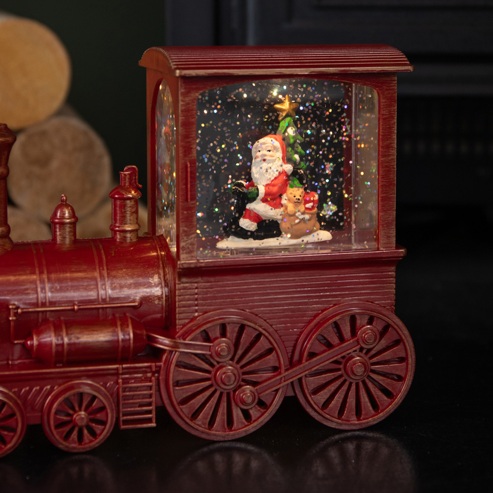 Samuel Alexander Snow Swirl Train Christmas Decoration 17cm Image 4