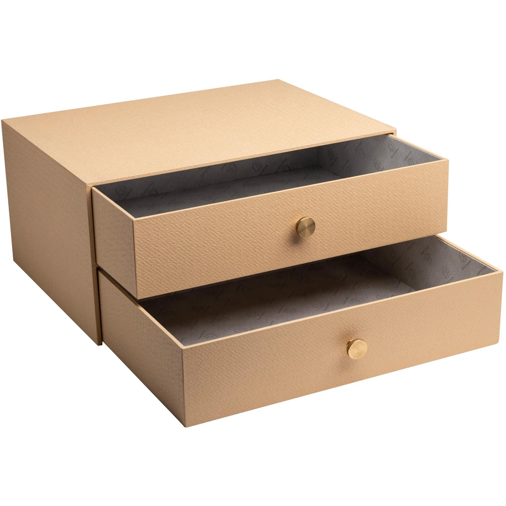 Exacompta OfficeByMe 2 Drawer Beige Filing Module Image 3