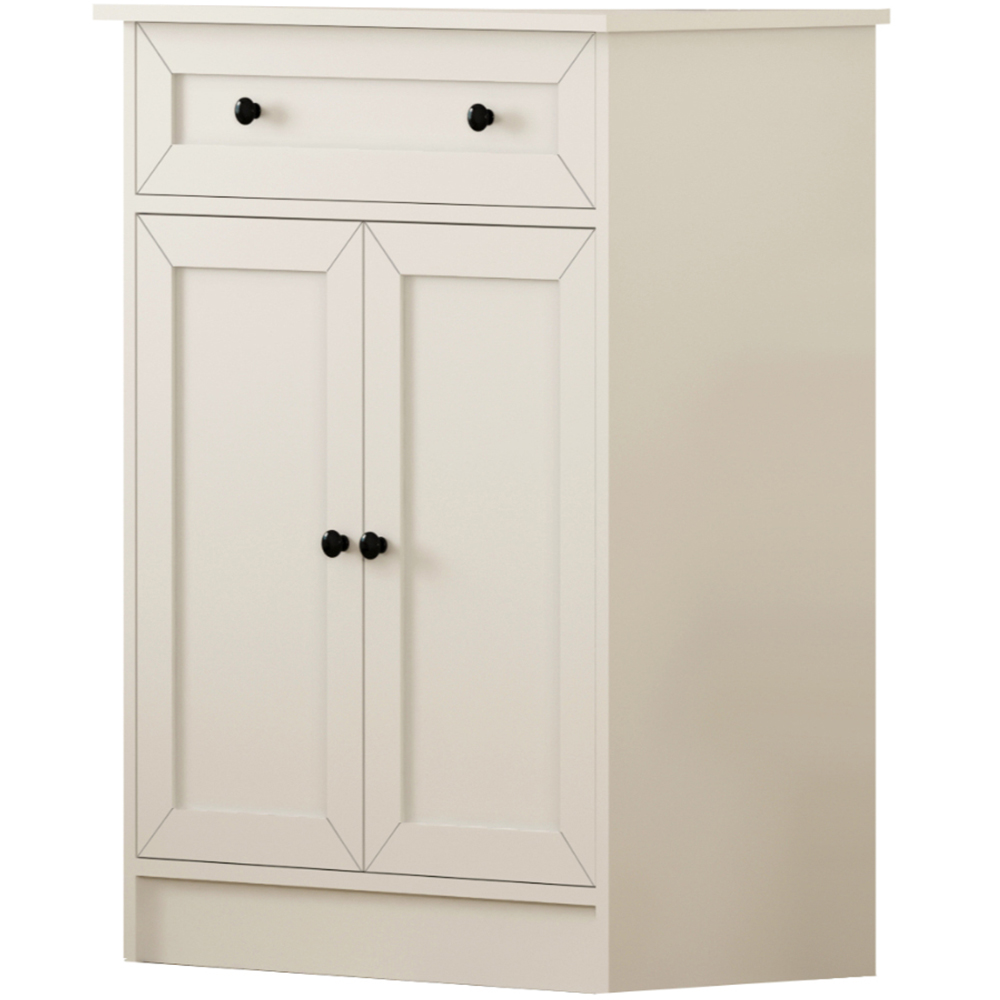 Evu DAISY 2 Doors Single Drawer White Sideboard Image 3