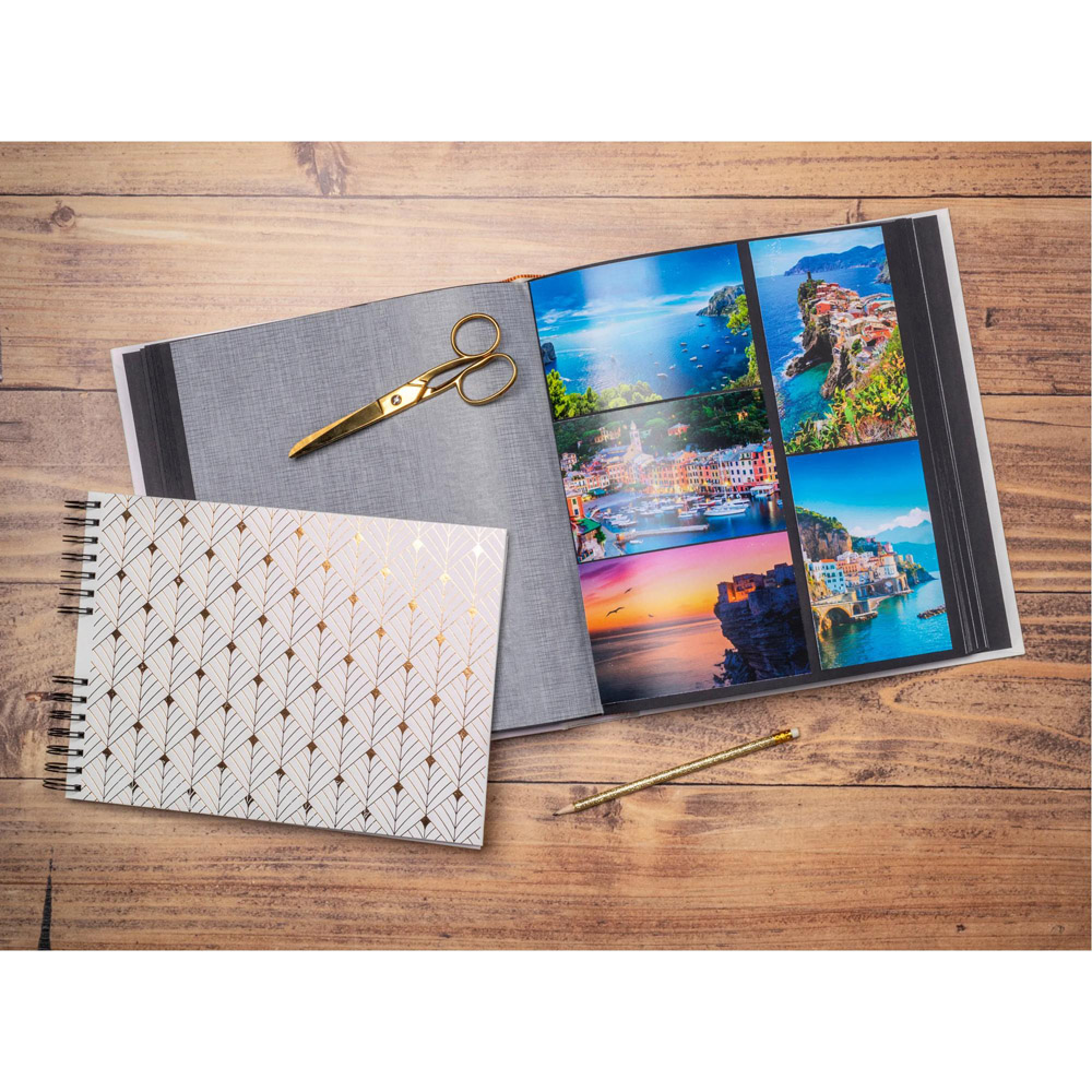 Exacompta White Photo Album 60 Sheets 300 Photos Image 7