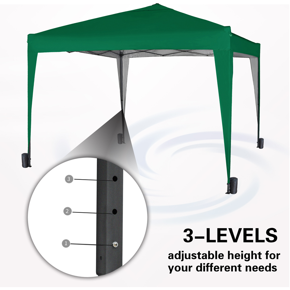 Green Pop Up Outdoor Gazebo 2 x 2m Image 9
