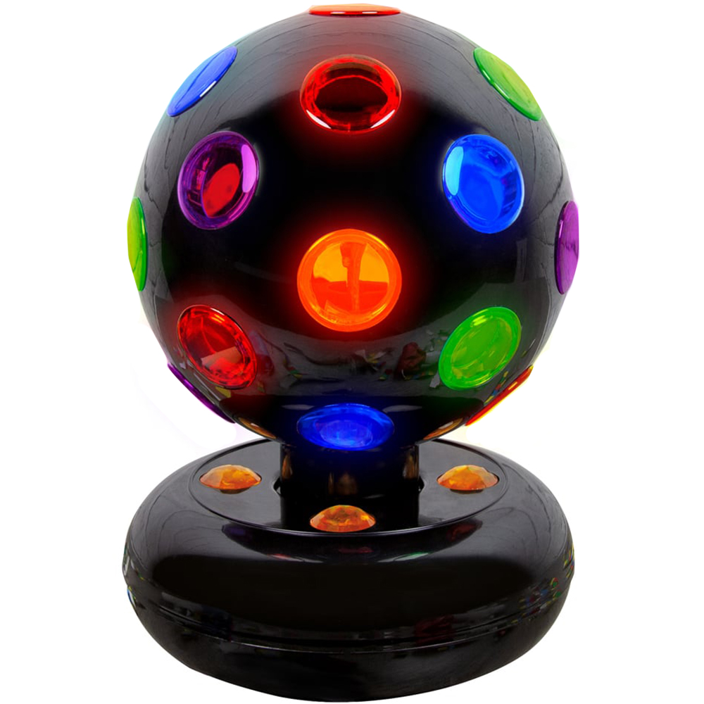 Global Gizmos Black LED Disco Ball 5 inch Image 1