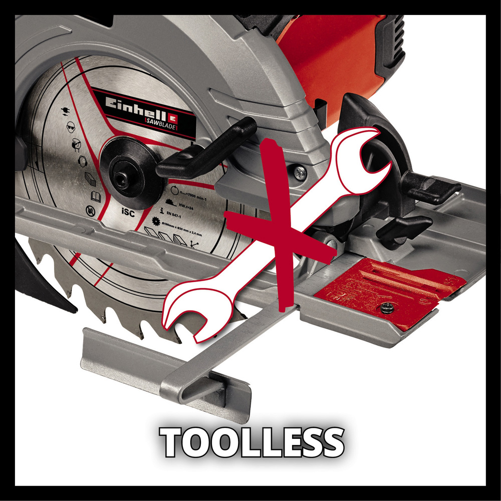 Einhell TE-CS 190/1 Circular Saw 190mm Image 4