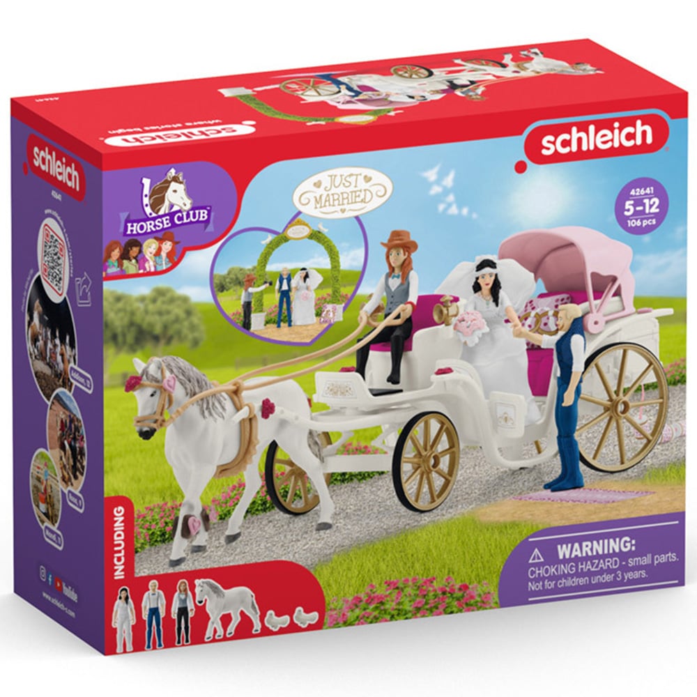 Schleich Horse Club Wedding Carriage Toy Playset Image 3