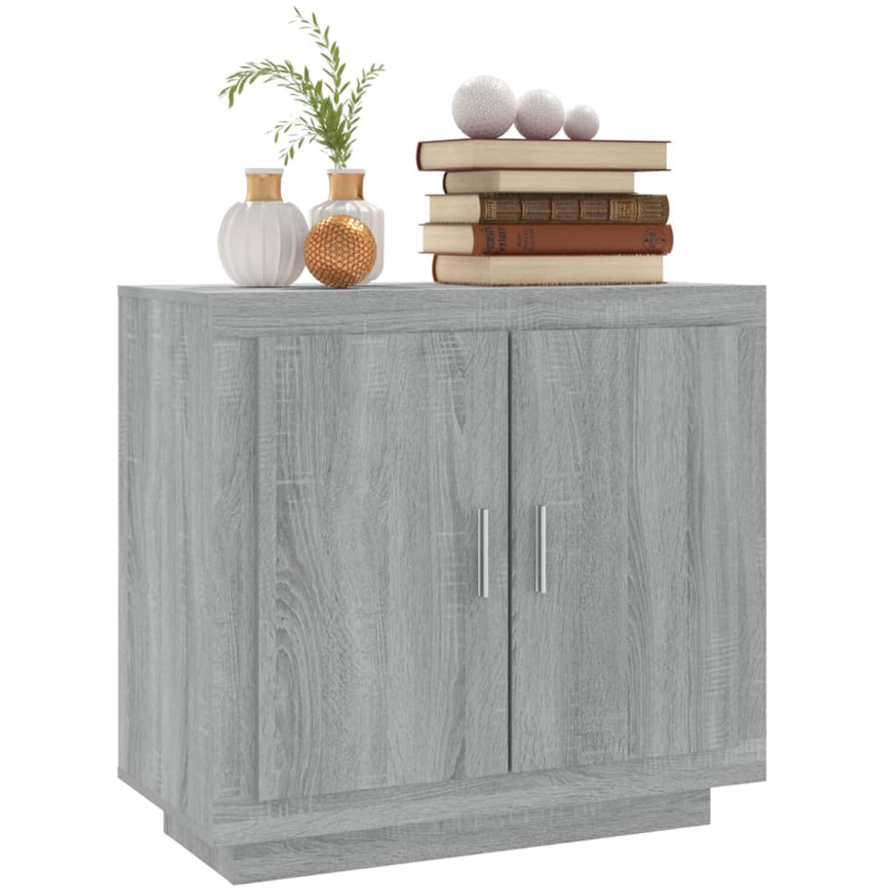 vidaXL 2 Door Grey Sonoma Sideboard Image 3