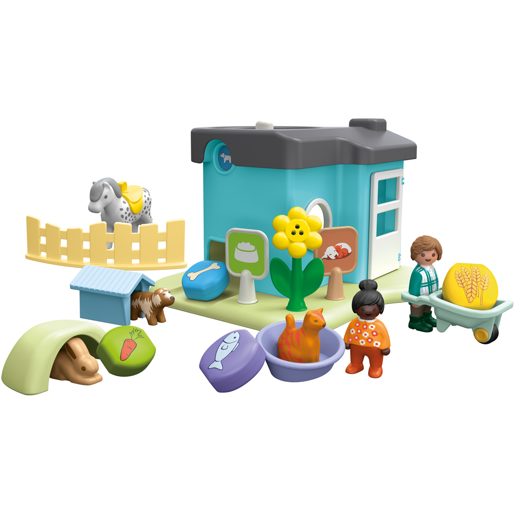 Playmobil Junior Animal Home with Treat Dispenser Playset Image 5