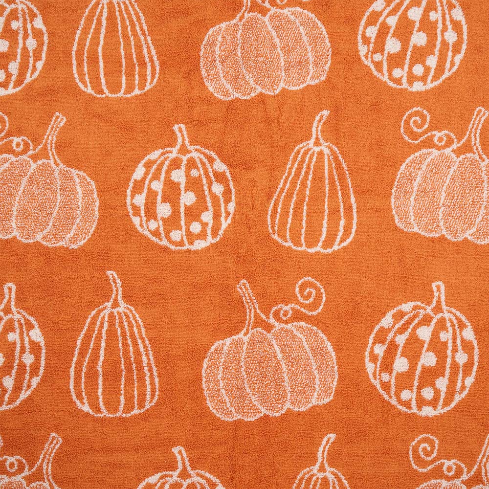 Boho Pumpkin Towel Orange Hand Towel Image 2
