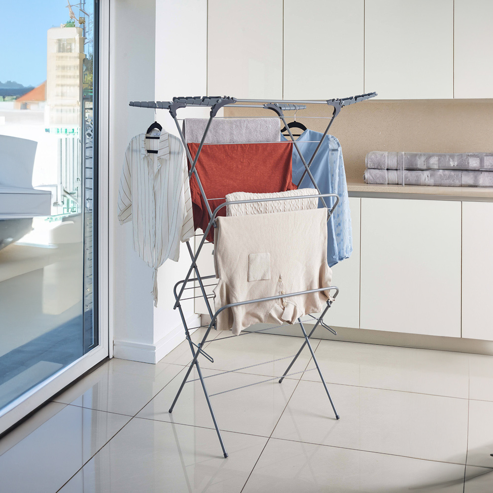 OurHouse 3 Tier Clothes Airer | Wilko