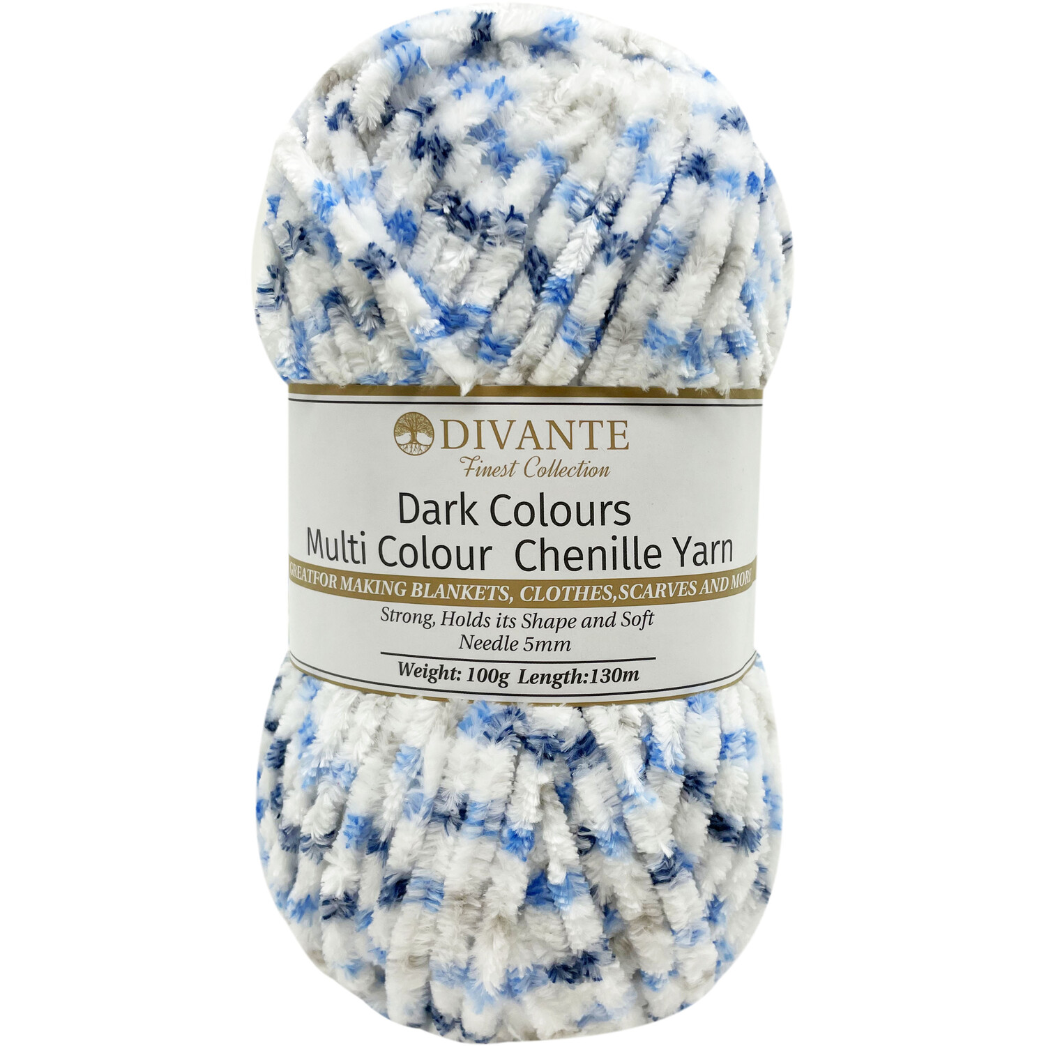 Multi Colour Chenille Yarn Image 1