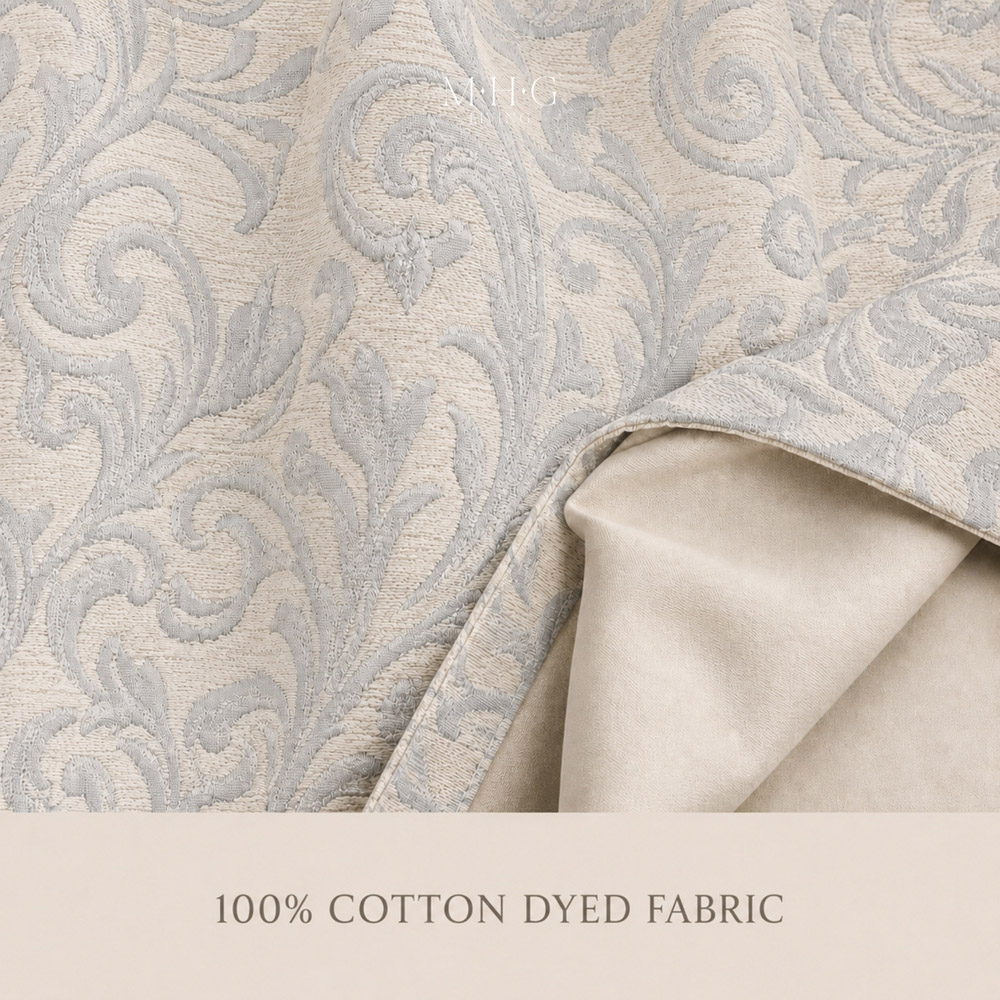 MHG Living Jacquard Thermal Eyelet Curtains 117 x 137cm Image 5