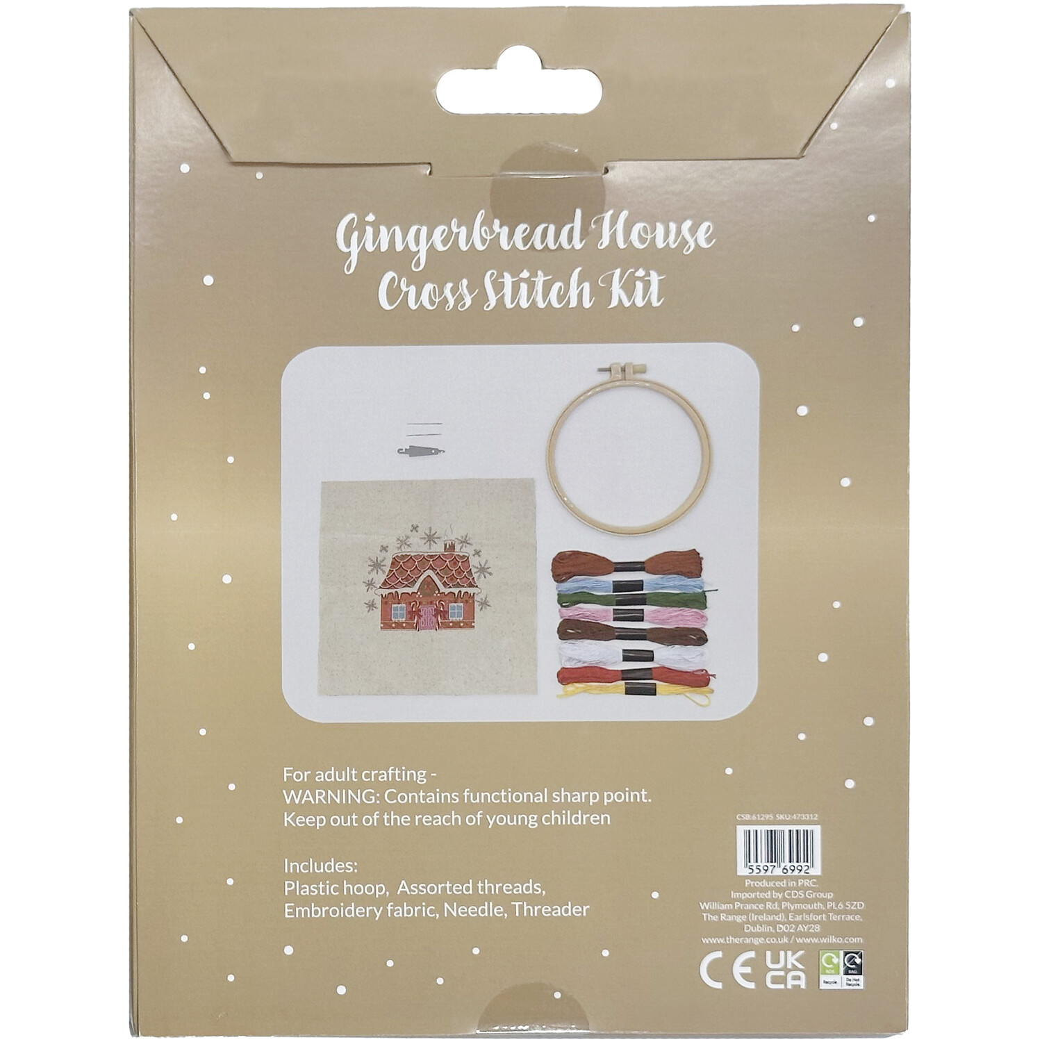 Gingerbread House Cross Stitch Kit Image 2