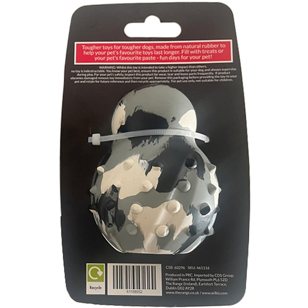 Treat n Bounce Chewy Dog Toy - Grey Image 2
