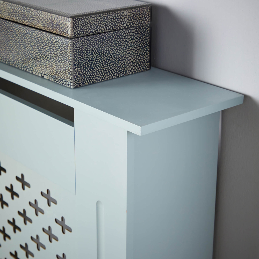 Home Source Crofton Grey Radiator Cover Unit Large Image 3