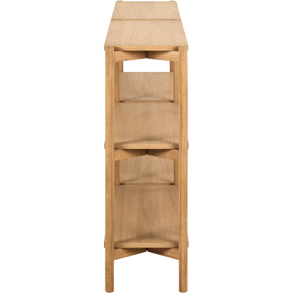 Florence Braidwood 2 Shelf Oak Bookcase Image 4