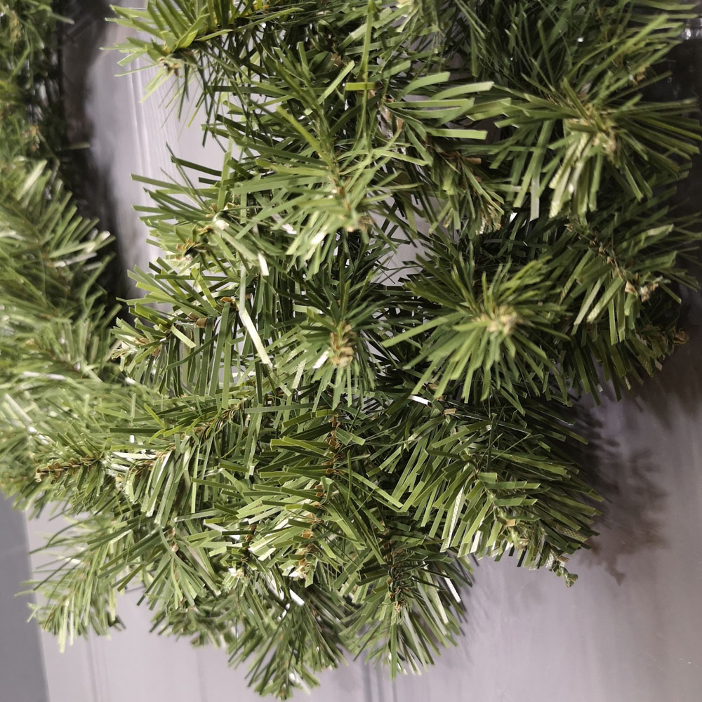 Samuel Alexander Imperial Pine Christmas Wreath Plain Green 50cm Image 3