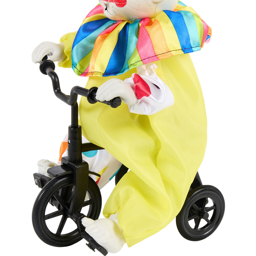 Animated Clown on Bicycle Decoration Image 5