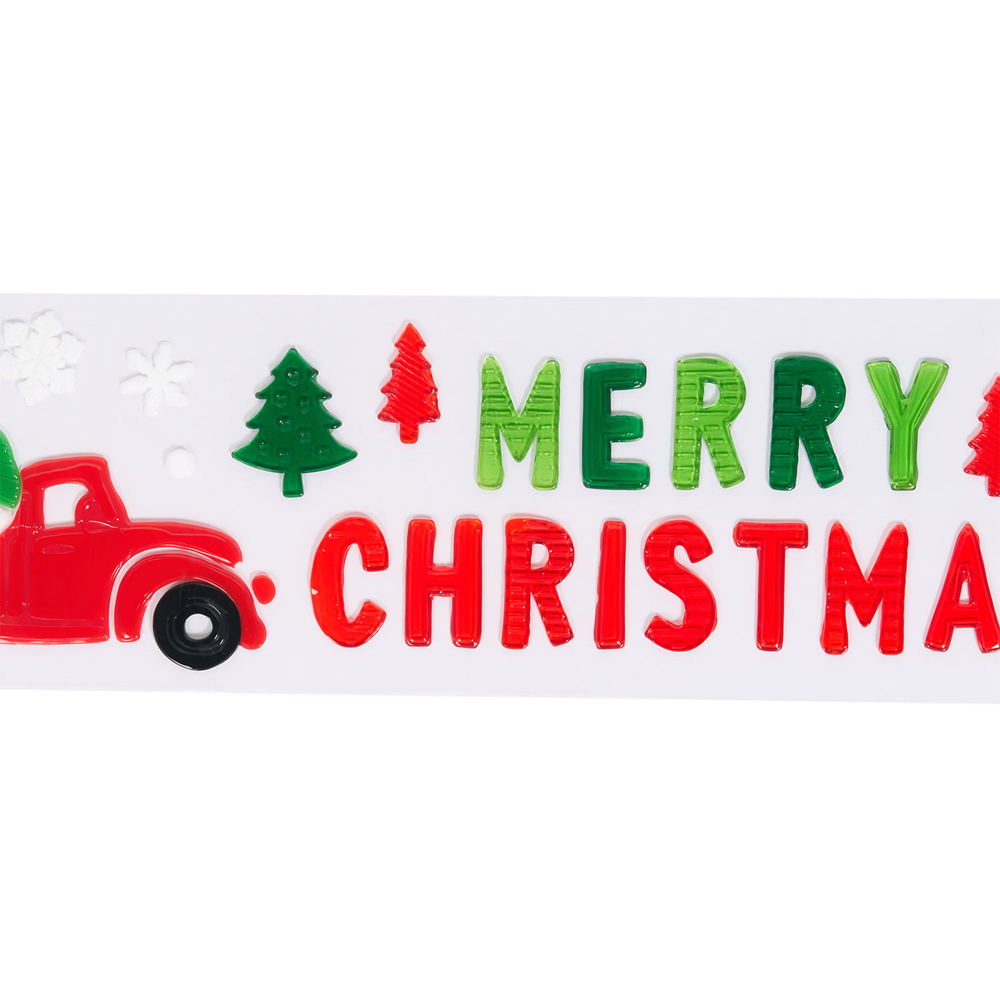 Festive Gel Window Sticker Image 6