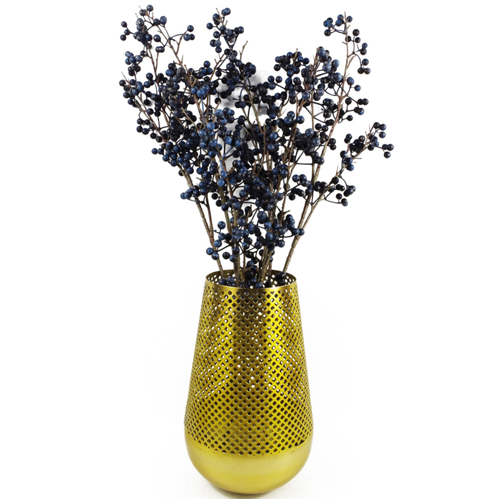 Botanik Blue Berry Single Stem Artificial Christmas Spray 70cm 6 Pack Image 2