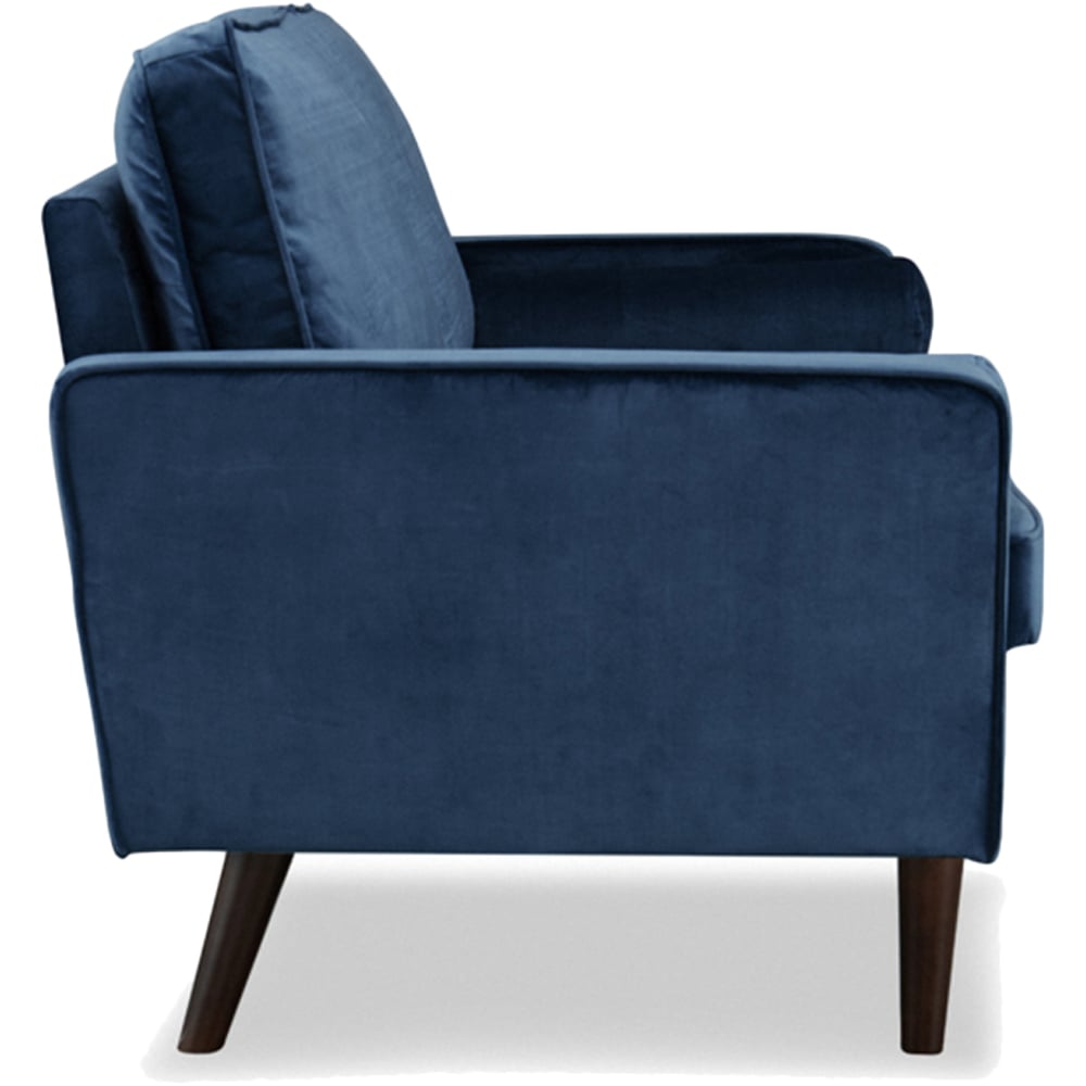 Home Detail Scott 2 Seater Blue Velvet Sofa Image 4