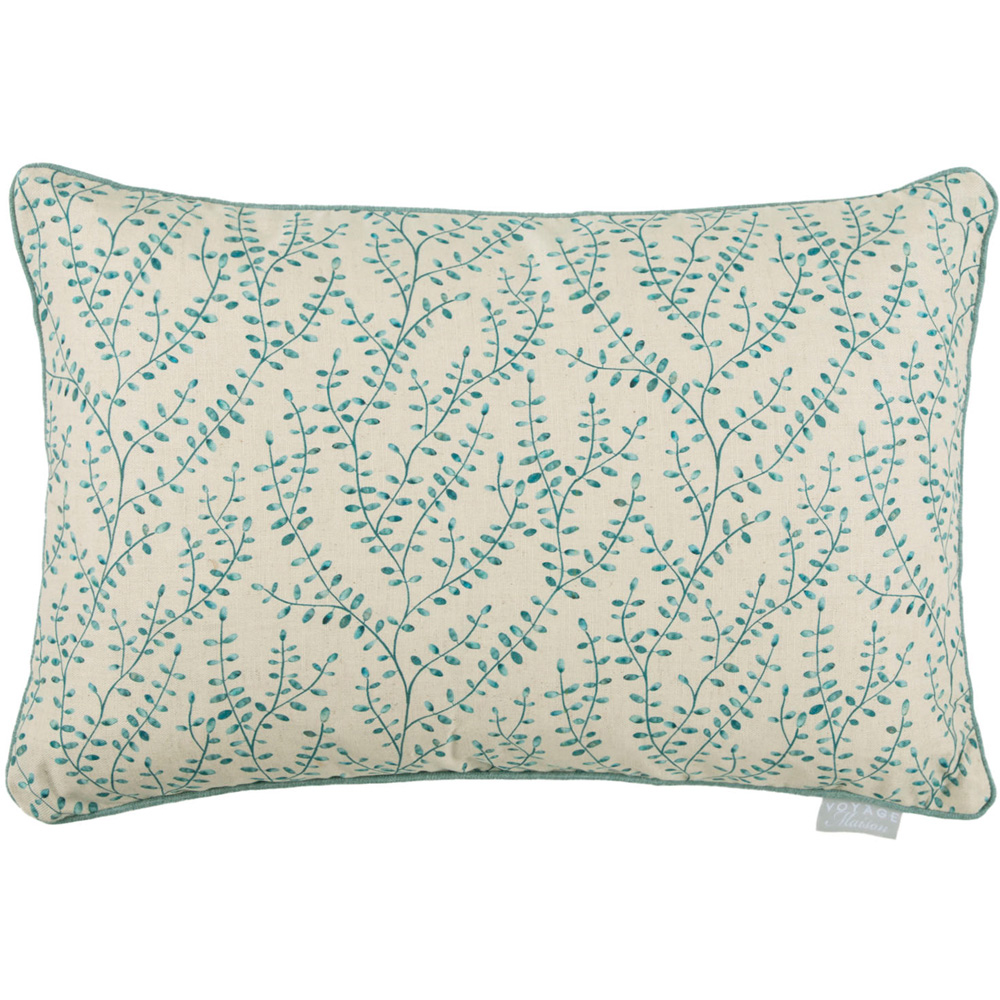 Voyage Maison Eden Ocean Printed Feather Rich Cushion 40 x 60cm Image 1