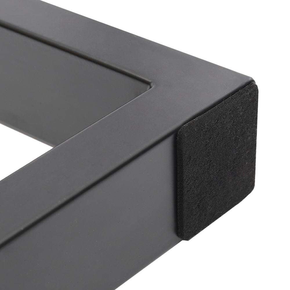 Living and Home 2 Pack Black Industrial Trapezoidal Iron Furniture Leg 35 x 40cm Image 7