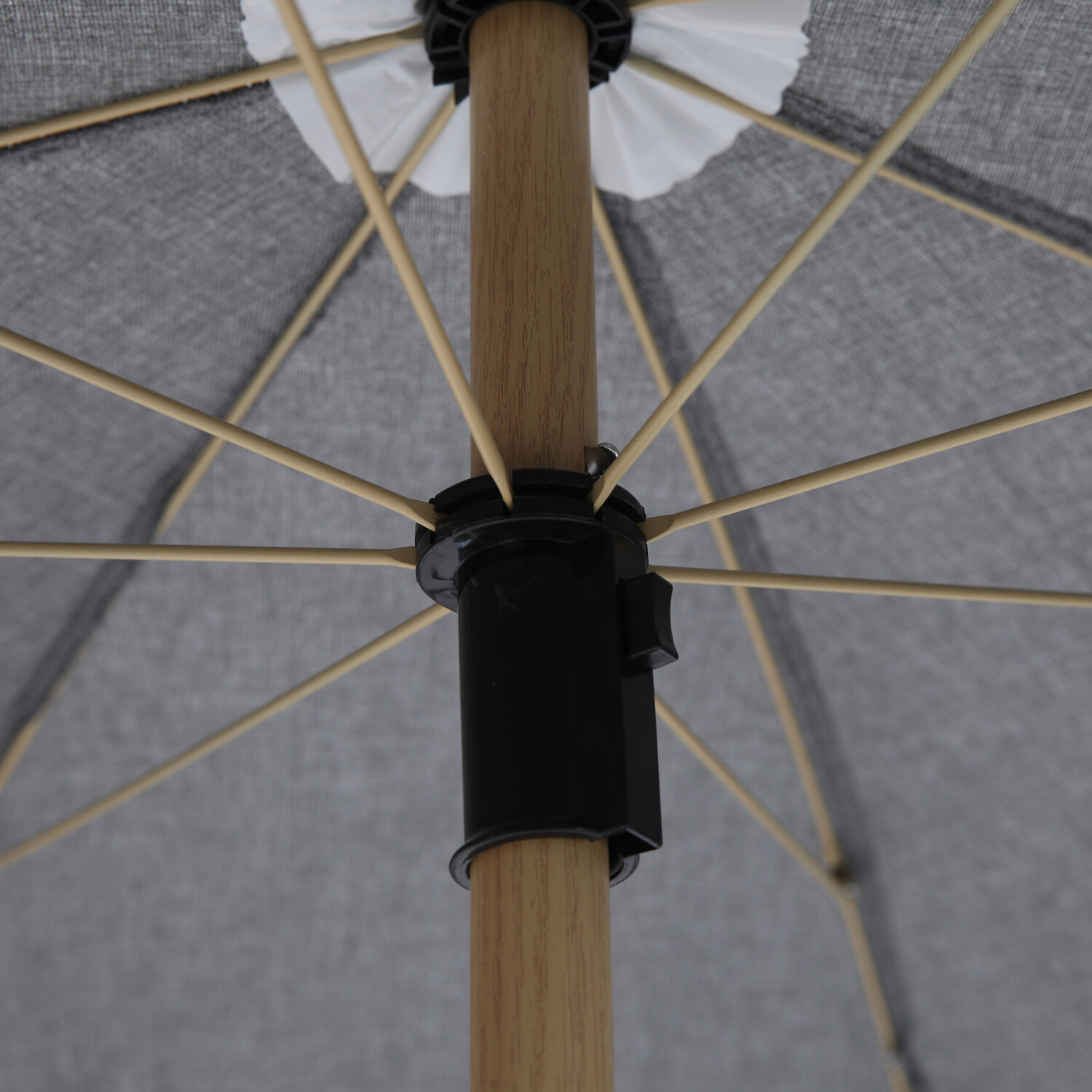 Amalfi Tasselled Parasol Grey Image 13