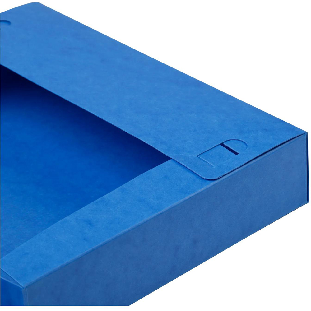 Exacompta A4 Blue Pressboard Box File 10 Pack Image 4