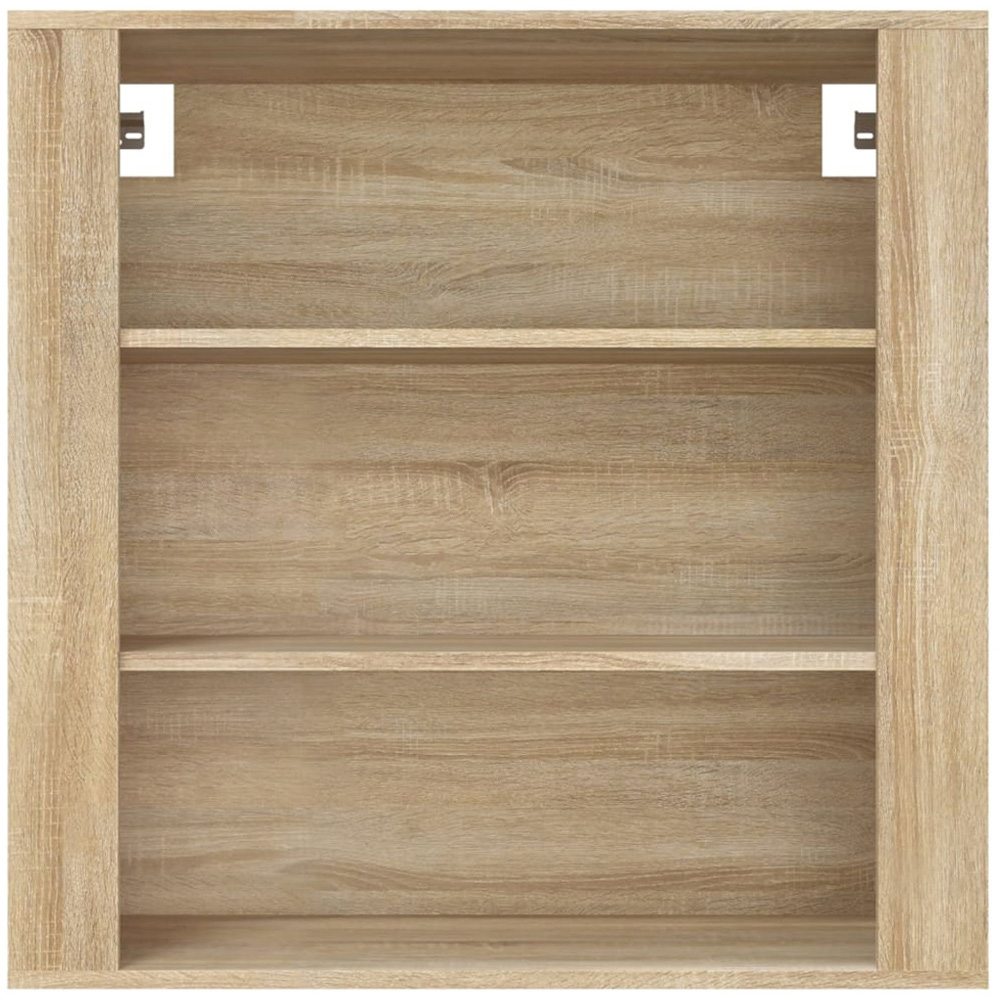 vidaXL 3 Shelf Sonoma Oak Wooden Wall Cabinet Image 3