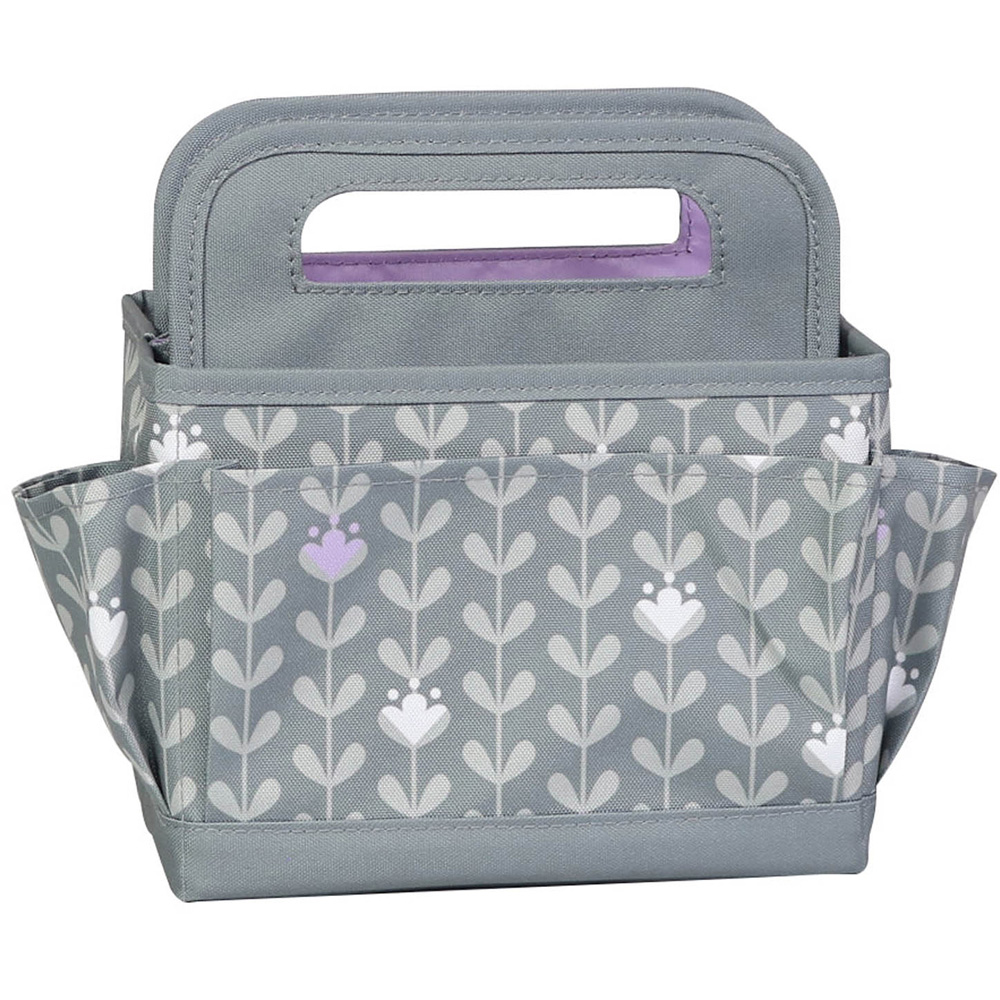 Everything Mary EVM12831-1 Grey and White Leaf Desktop Organiser 20.3 x 15.2 x 21.6cm Image 7