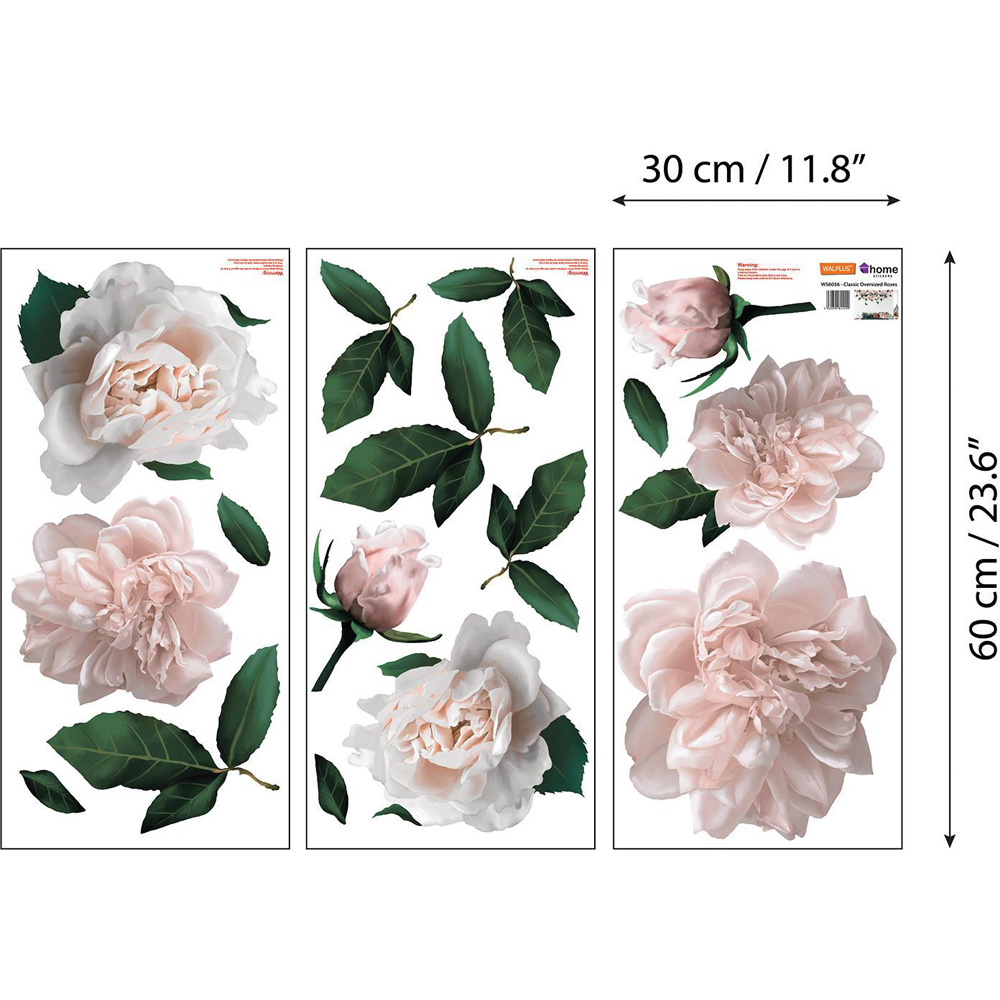 Walplus Classic Roses Flower Theme Wall Stickers Image 5