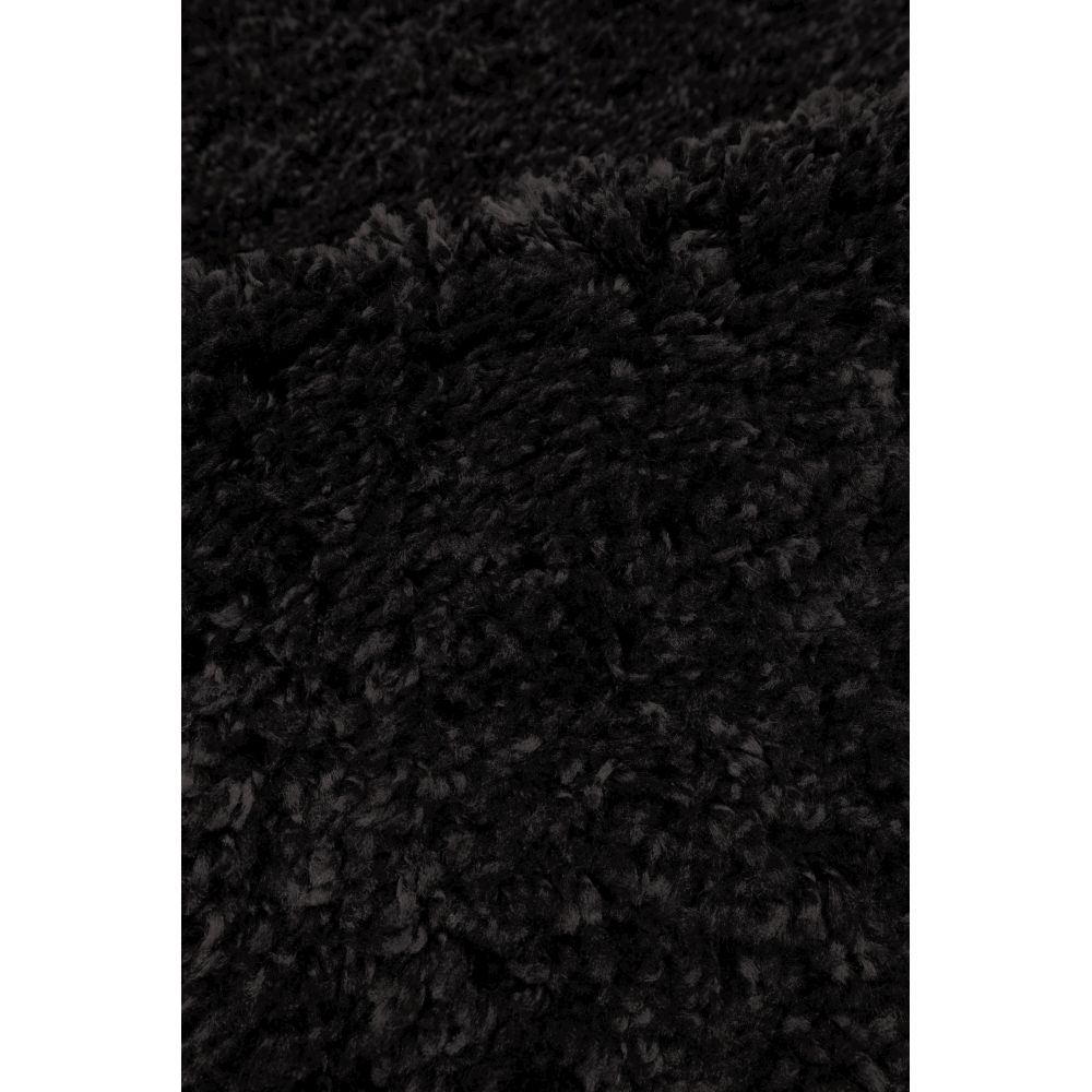 Homemaker Jazz Black Shaggy Rug 80 x 150cm Image 2