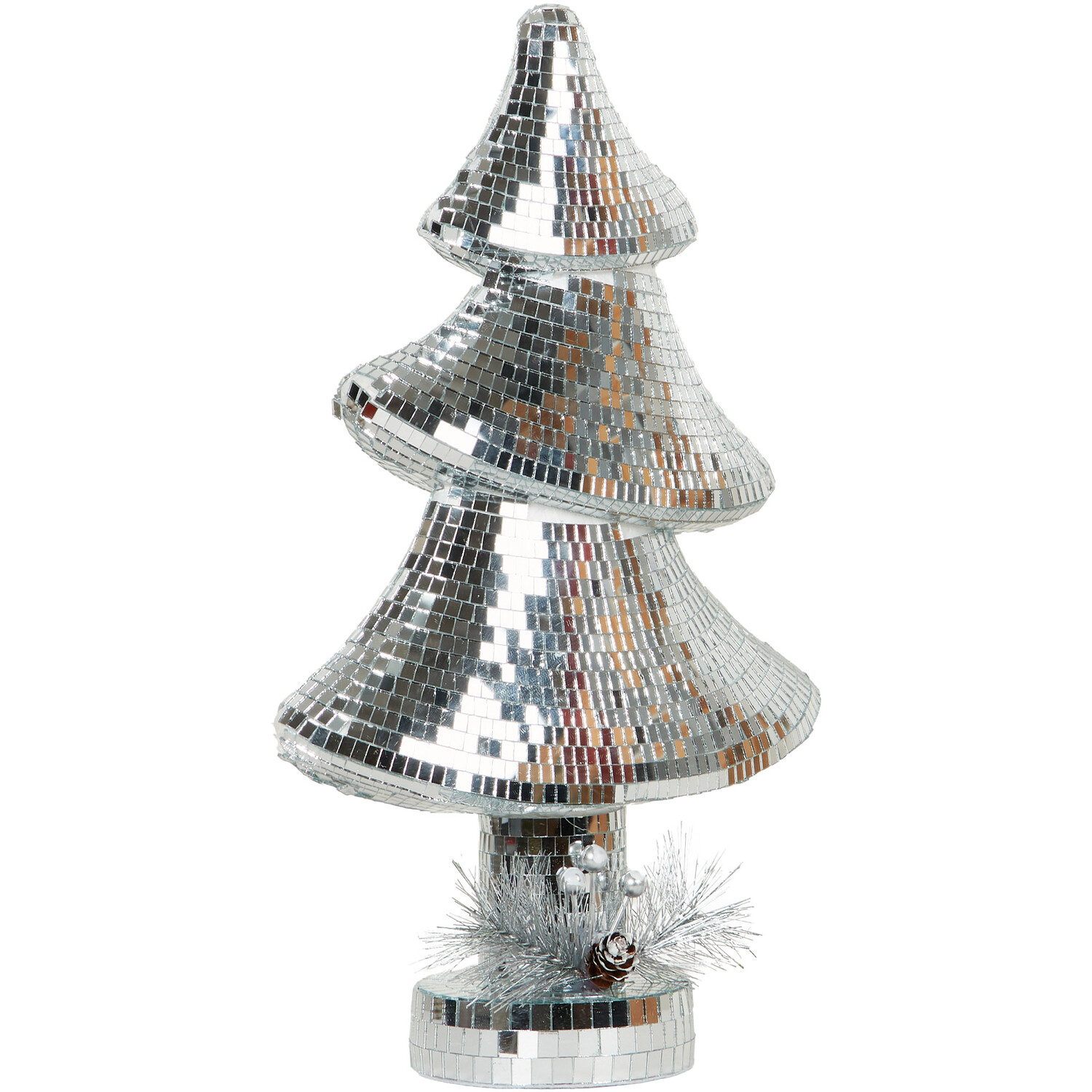 Disco Christmas Tree - Silver Image 2
