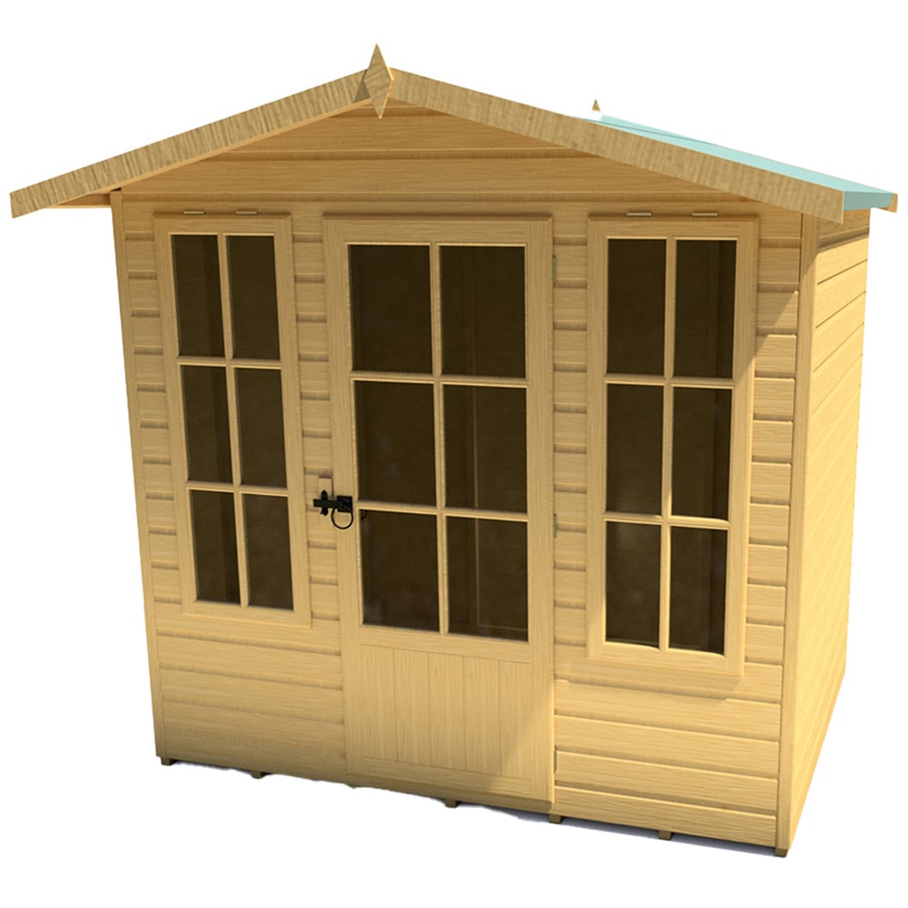 Shire Elton 7 x 5ft Shiplap Apex Summerhouse Image 2