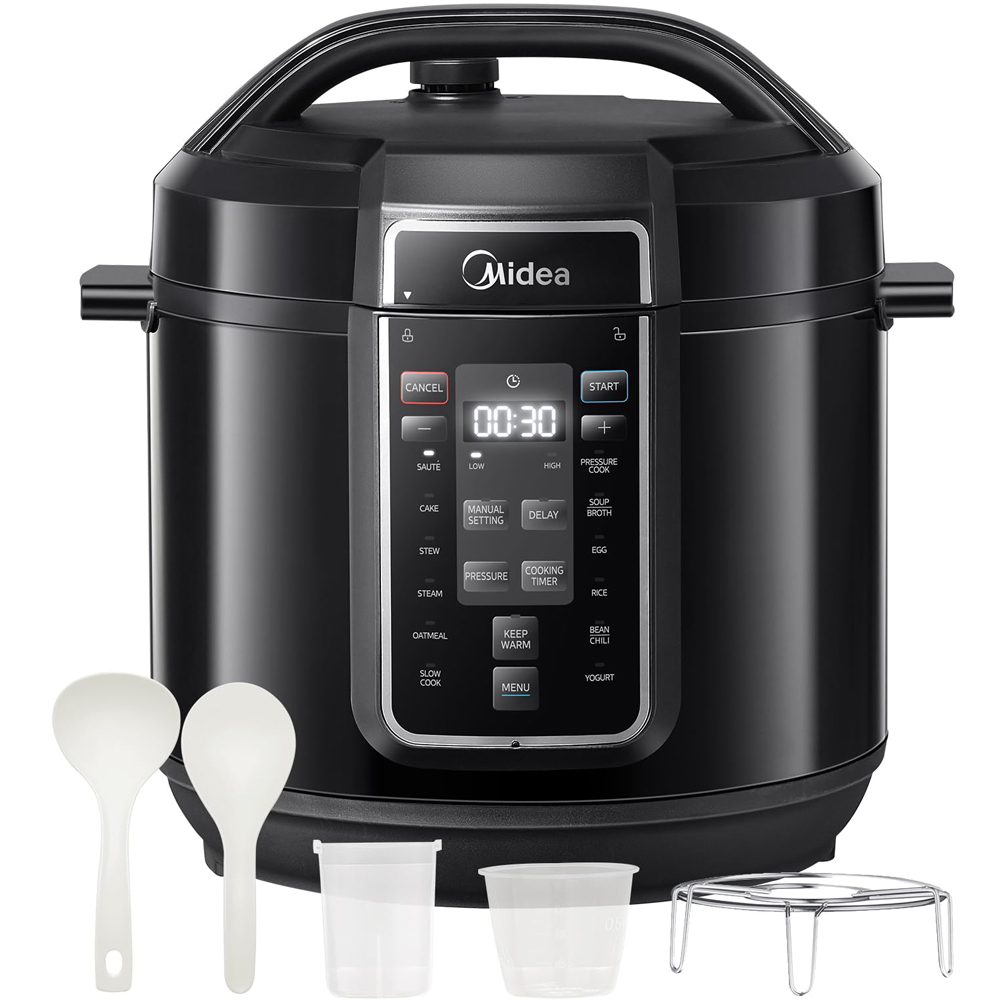 Midea 7.6L Multifunctional Pressure Cooker with Stainless Steel Inner Pot 1200W Image 2