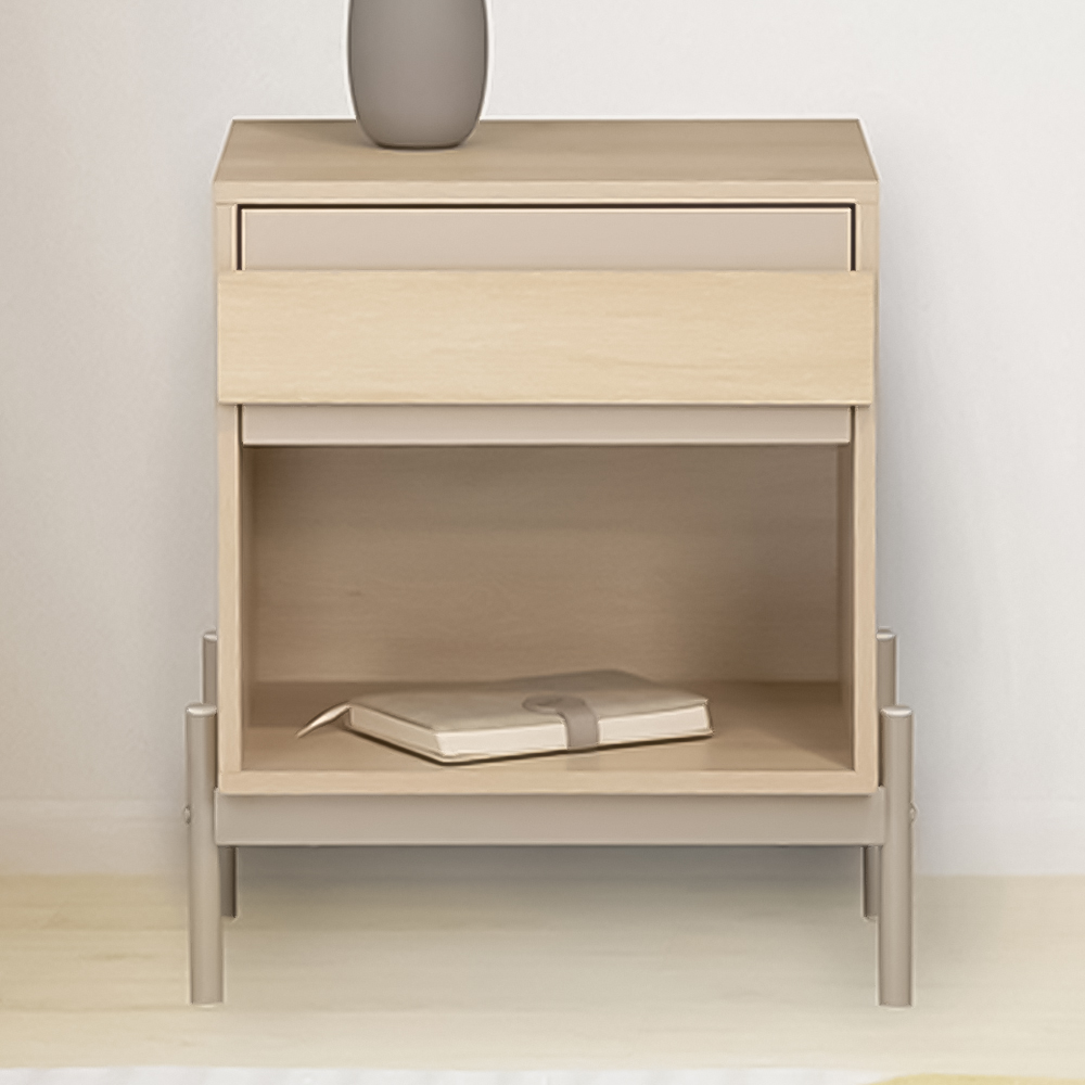 Sofia Bedside Table - Natural Image 1