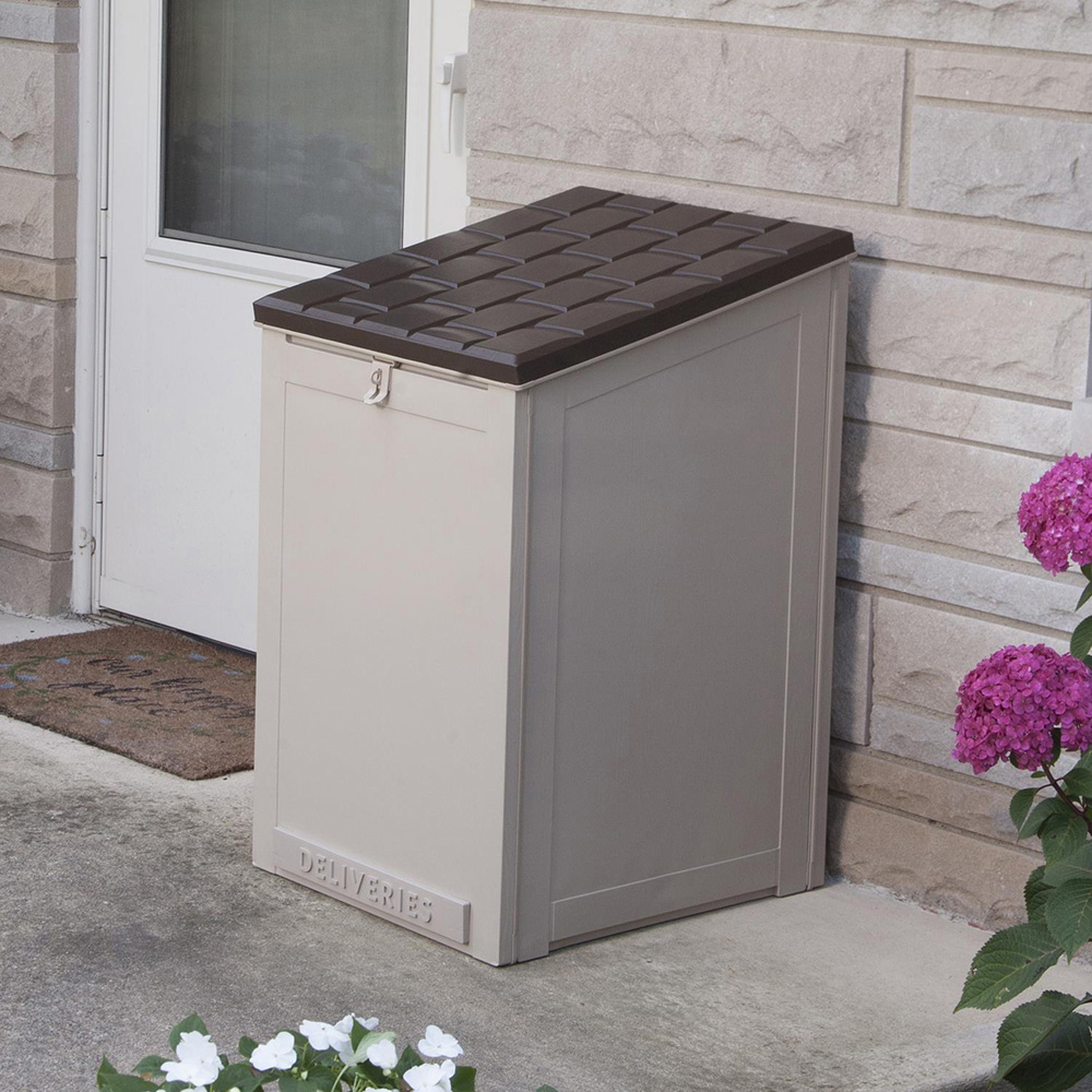 Dorel BoxGuard Large Lockable Package Delivery and Storage Box Image 9