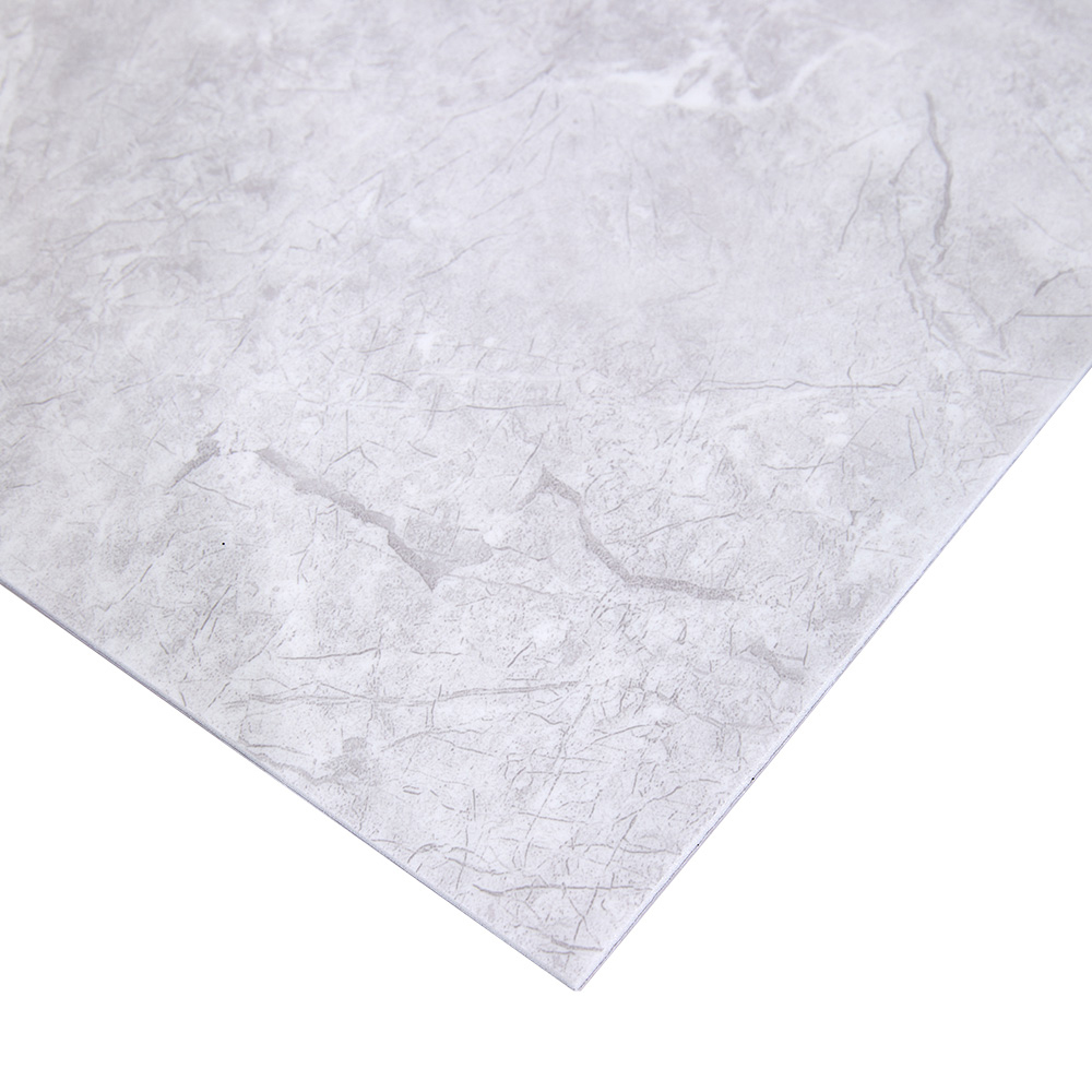 Living and Home 10 Piece White Radiating Veins Marble Peel and Stick Wall Sticker Image 6