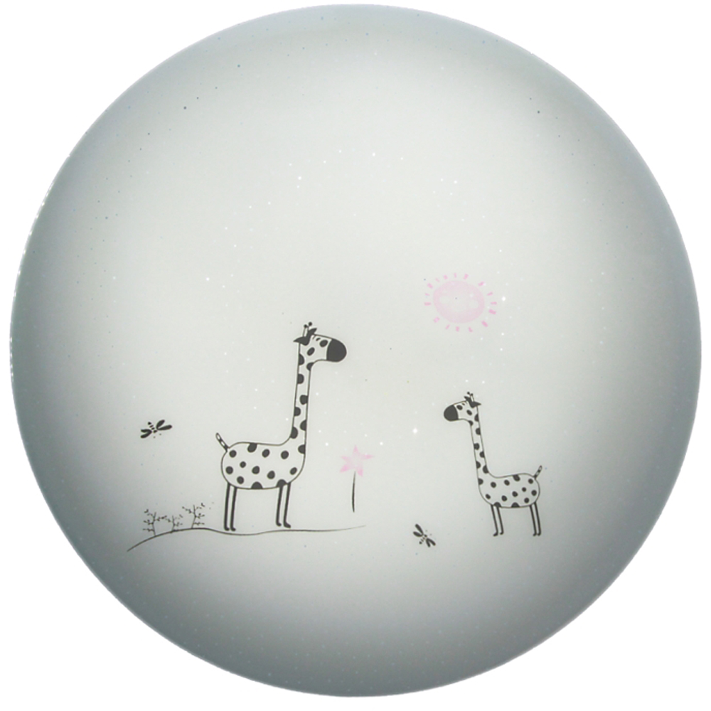 ExtraStar Cool White Cartoon Printed LED Integrated Flush Ceiling Light Image 1